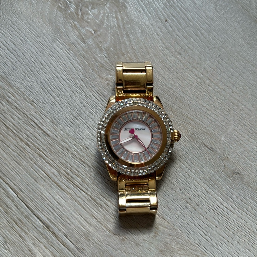 Betsey Johnson Rhinestone Watch